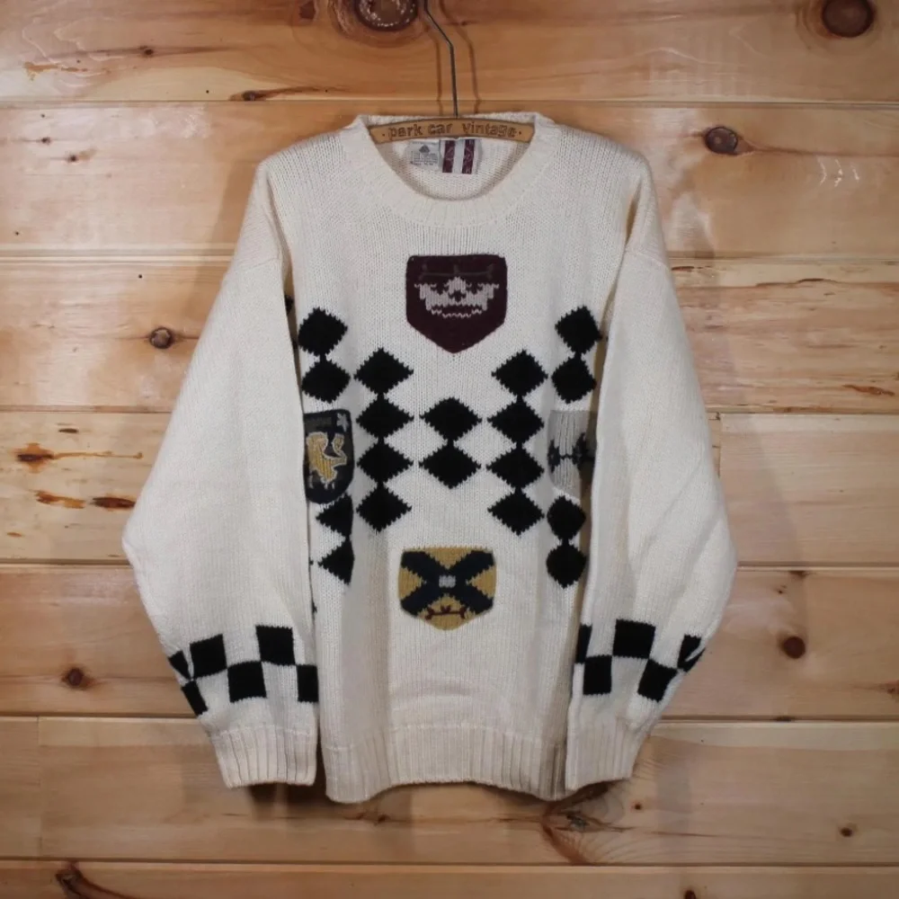 GANT VINTAGE 100% VIRGIN WOOL SWEATER MEDIUM - Picture 1 of 6